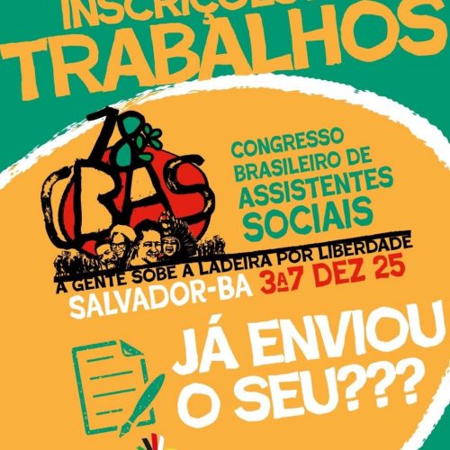 Chega junto no CBAS: envie seu trabalho e participe!