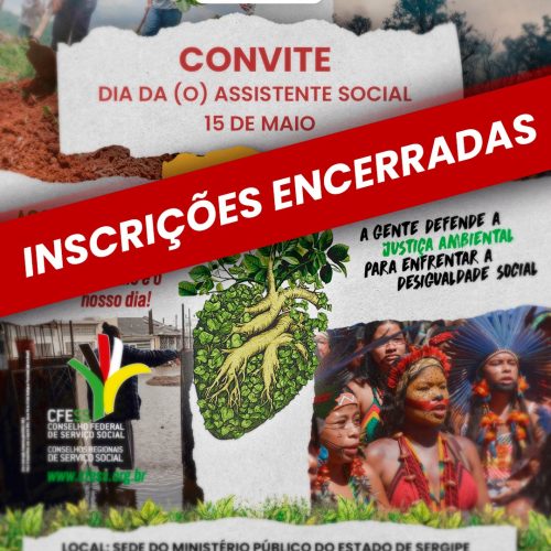 INSCRIÇÕES ENCERRADAS – Dia da (o) Assistente Social