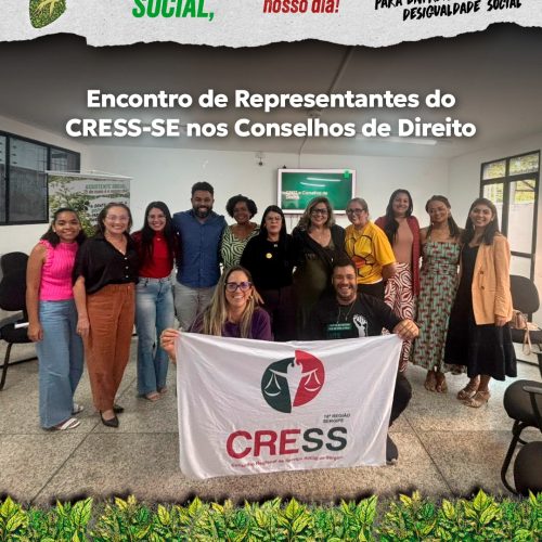 Encontro de Representantes do CRESS-SE nos Conselhos de Direito reforça compromisso com o controle social e a defesa de direitos