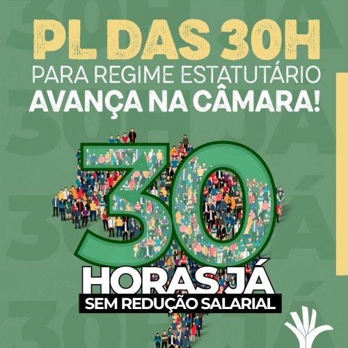 Projeto de Lei que amplia 30h para profissionais em regime estatutário avança na Câmara