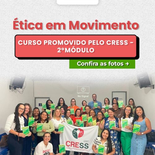 CRESS Sergipe realiza segunda etapa do curso “Ética em Movimento” em Nossa Senhora do Socorro