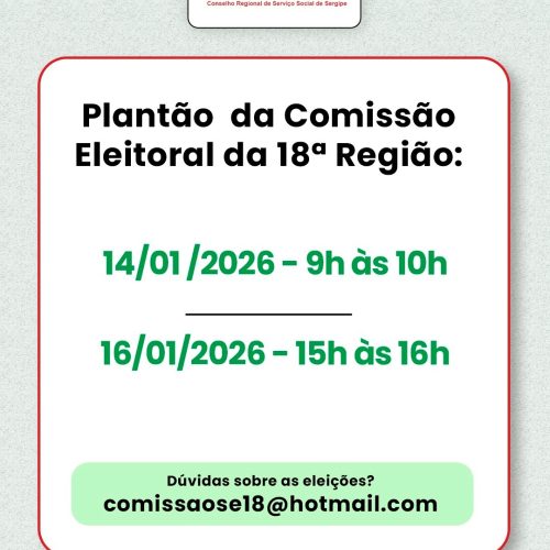Eleições: Cronograma de plantões