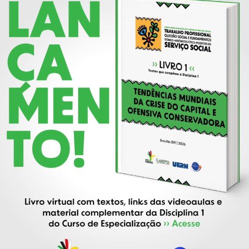 Para socializar o saber: CFESS e Abepss lançam o primeiro livro da 3ª edição do Curso de Especialização