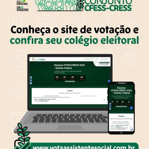 Assistente social, você já conhece o site de votação das Eleições CFESS-CRESS?