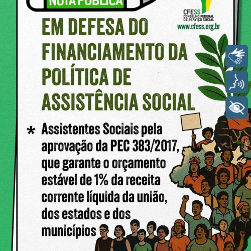 Em defesa do financiamento da assistência social!