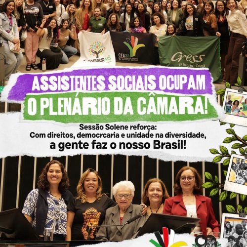 Sessão solene na Câmara celebra os 90 anos do Serviço Social no Brasil