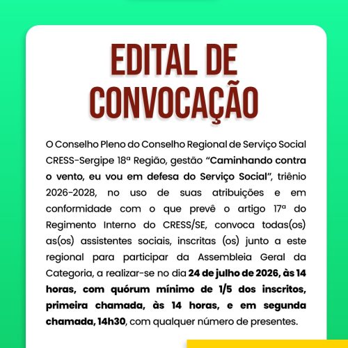 Edital de Convocação: Assembleia Geral