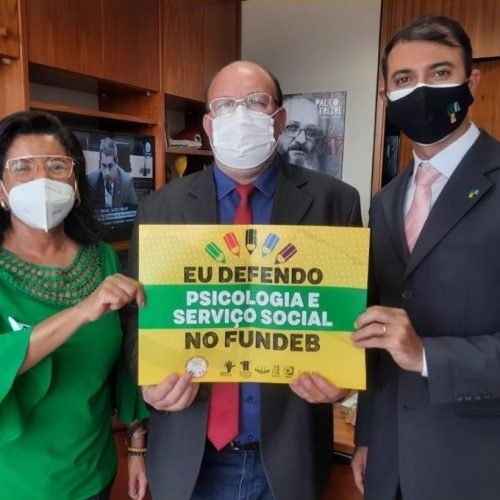 CRESS-SE participa de mobilização em Brasília para reinclusão de assistentes sociais e psicólogos no Fundeb